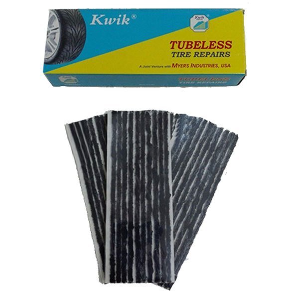 20 CM UZUN SIYAH INCE MOTORSİKLET LASTIK TAMIR FITILI (1 Adet) KWIK USA