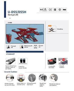 UNITE ÖN DÜZEN ROT AYAR LİFTİ YAVRULU 5 METRE 5.5 TON D-55