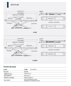 UNITE ÖN DÜZEN ROT AYAR LİFTİ YAVRULU 5 METRE 5.5 TON D-55