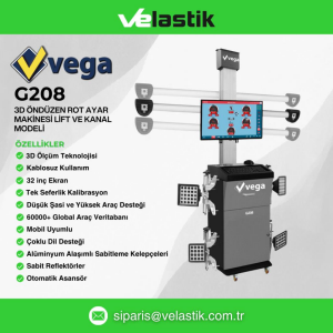 Vega 3D Öndüzen Rot Ayar Makinesi Lift ve Kanal Modeli 220V G208