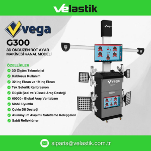 Vega 3D Öndüzen Rot Ayar Makinesi Kanal Modeli Çift Ekran 220V G300