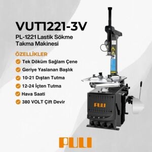 PULI PL-1221 Oto.Çift Devir Sökme Takma 10-24 380V (NUT221-3V) U-221
