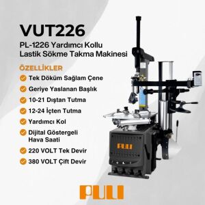PULI PL-1226 Tam Otom.Çift Devir Aparatlı Sökme Takma 10-24 380V U-226-3V