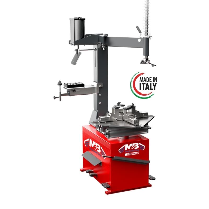 MB TC400 10''-24''  Yarı Otom.Motorsiklet Sökme takma Yatay Topuk Düşürmeli 380V
