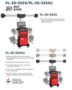 UNITE 3D ÖNDÜZEN-ROT AYAR KANAL MODELI PL-3D-5555