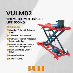 PULI Motorsiklet LİFTİ  1 METRE 500 KG U-M02 GRİ