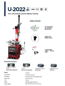 UNITE U-2022M YARI OTO.SÖKME TAKMA+U-110 BALANS MAK.12-24 220V