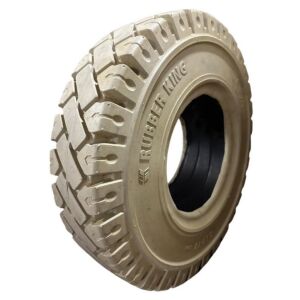 16x6-8 Premium Forklift Beyaz Dolgu Lastik Sekmanli RUBBERKING 4.33R-8 (1668)