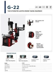 UNITE G-22 FULL OTOMATIK APARATLI SÖKME TAKMA 12-27 220V