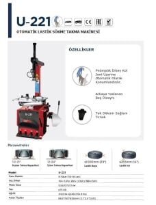 UNITE U-221 OTOM.ÇIFT DEVIR SÖKME TAKMA 10-24 380V